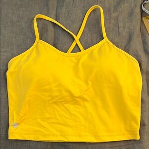 Senita Yellow Women's Workout Top